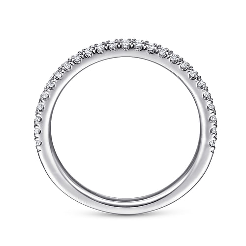 14K White Gold Matching Wedding Band