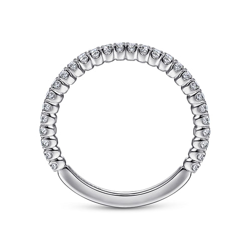 14K White Gold Matching Wedding Band