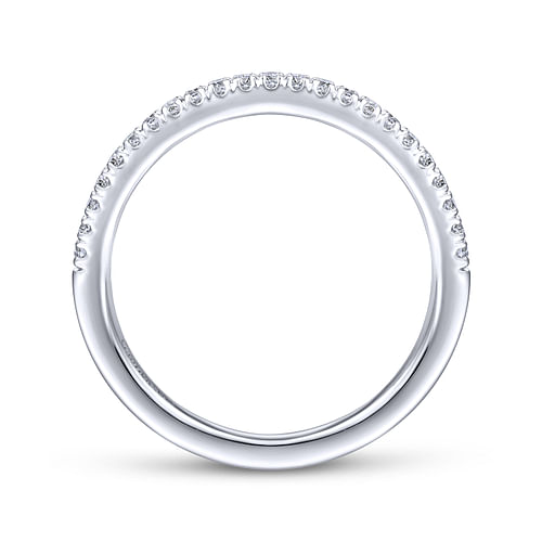 14K White Gold Matching Wedding Band