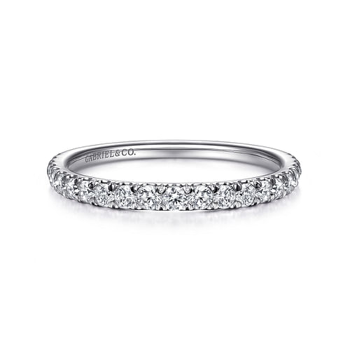 14K White Gold Matching Wedding Band