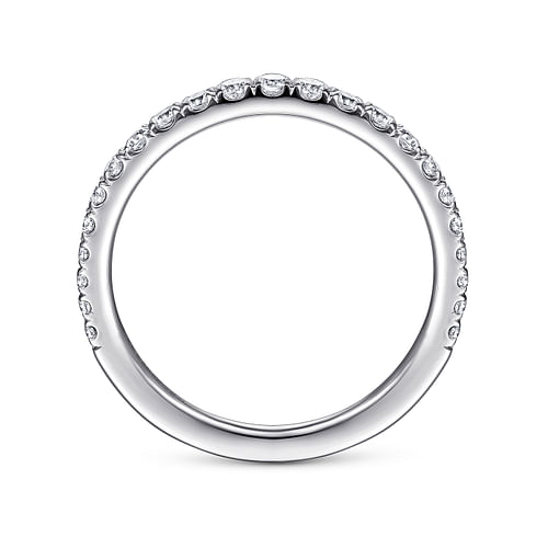 14K White Gold Matching Wedding Band