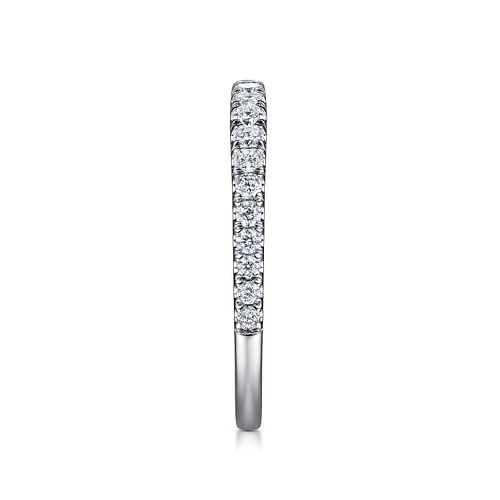 14K White Gold Matching Wedding Band