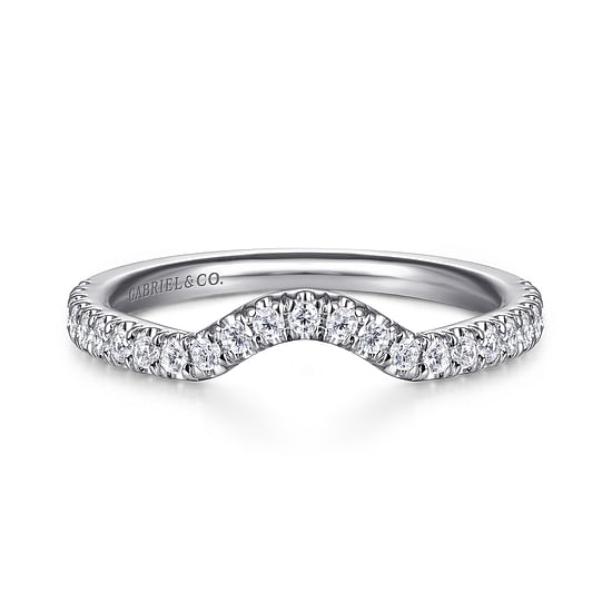 Gabriel - 14K White Gold Matching Wedding Band