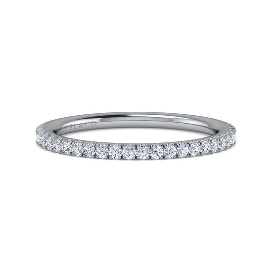 Gabriel - 14K White Gold Matching Wedding Band