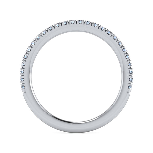 14K White Gold Matching Wedding Band