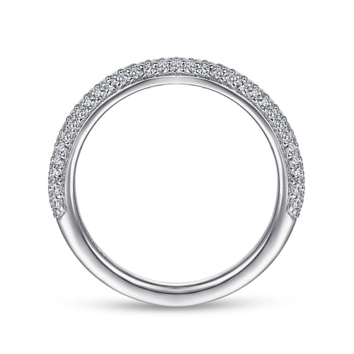14K White Gold Matching Wedding Band