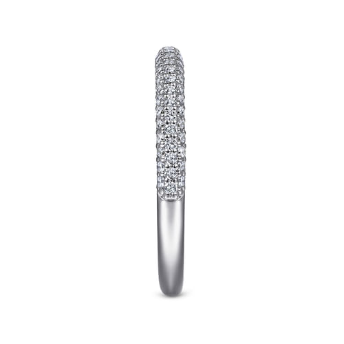 14K White Gold Matching Wedding Band