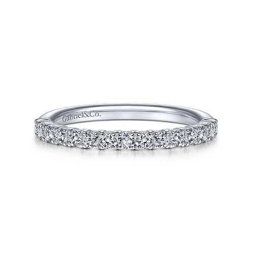 14K White Gold Matching Wedding Band