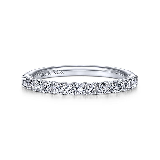 Gabriel - 14K White Gold Matching Wedding Band