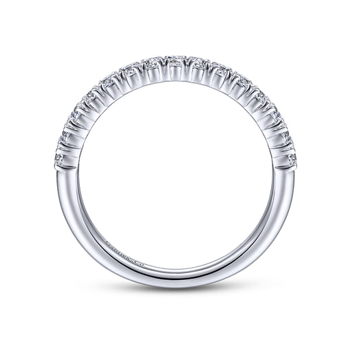 14K White Gold Matching Wedding Band