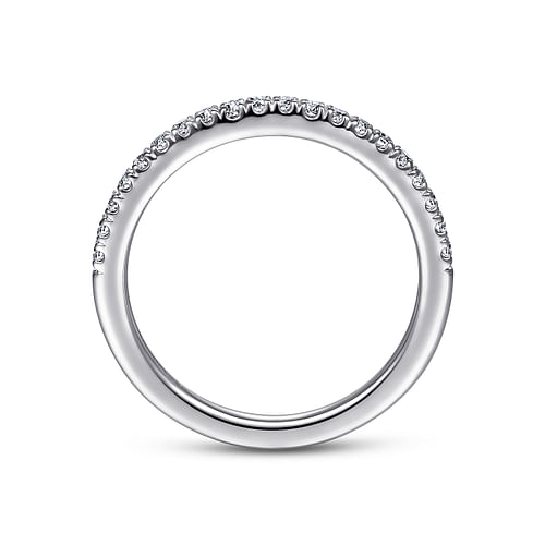 14K White Gold Matching Wedding Band