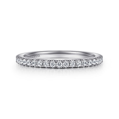 14K White Gold Matching Wedding Band