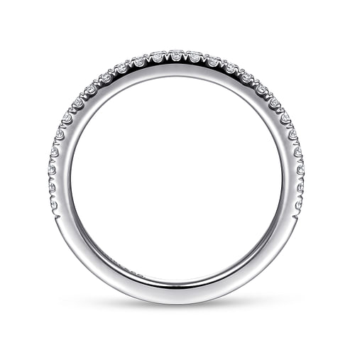 14K White Gold Matching Wedding Band