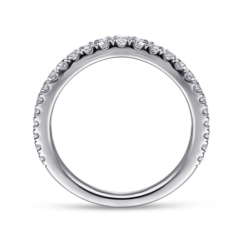 14K White Gold Matching Wedding Band