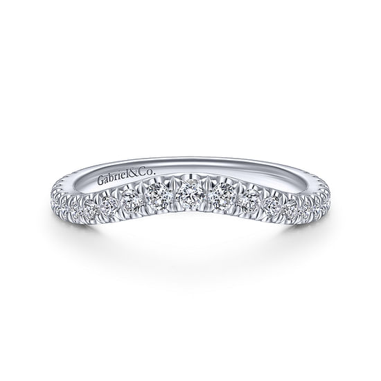 Gabriel - 14K White Gold Matching Wedding Band