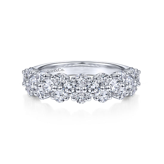 Gabriel - 14K White Gold Matching Wedding Band