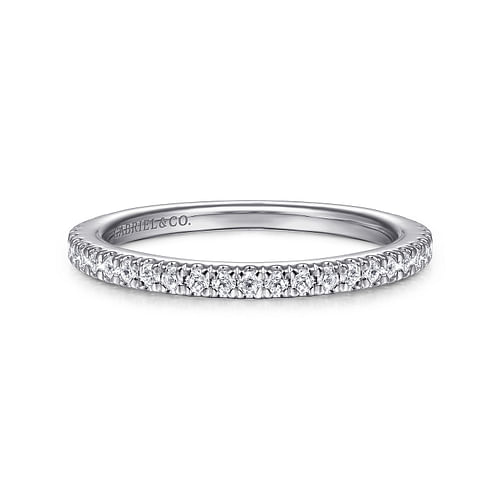 14K White Gold Matching Wedding Band