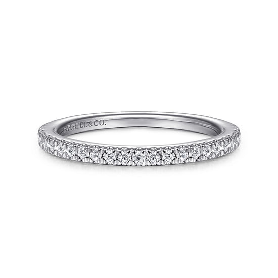 Gabriel - 14K White Gold Matching Wedding Band