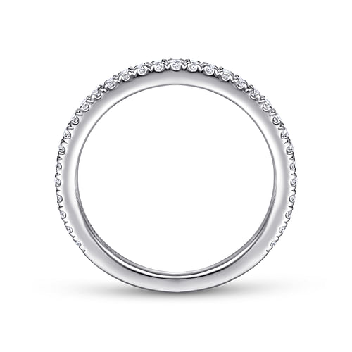 14K White Gold Matching Wedding Band