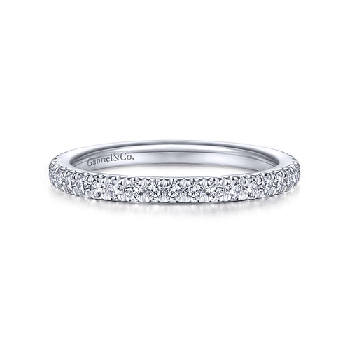 14K White Gold Matching Wedding Band