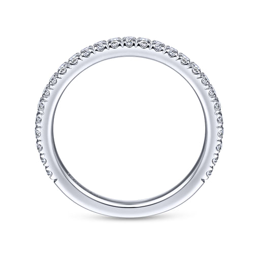 14K White Gold Matching Wedding Band