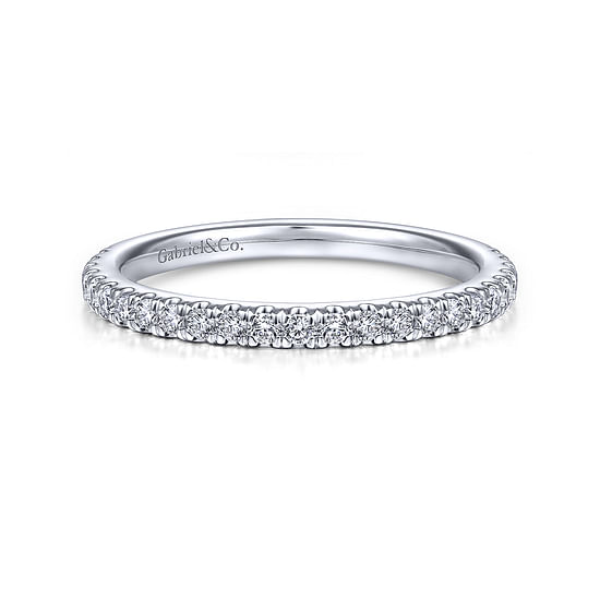 Gabriel - 14K White Gold Matching Wedding Band