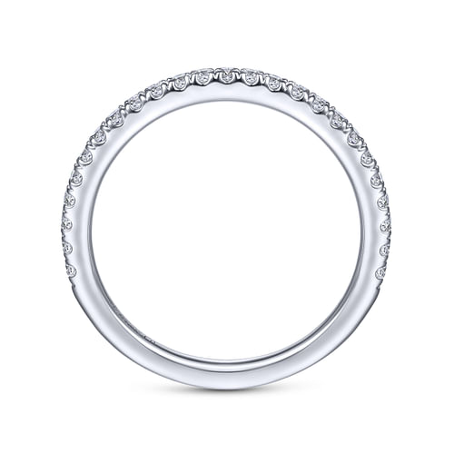 14K White Gold Matching Wedding Band