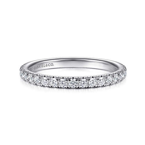 14K White Gold Matching Wedding Band