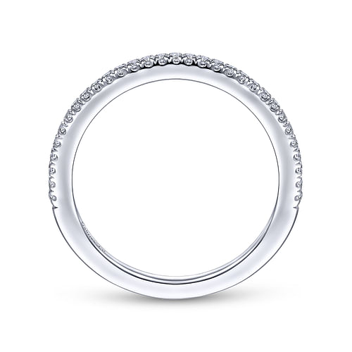 14K White Gold Matching Wedding Band