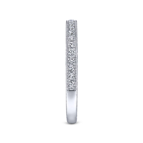 14K White Gold Matching Wedding Band