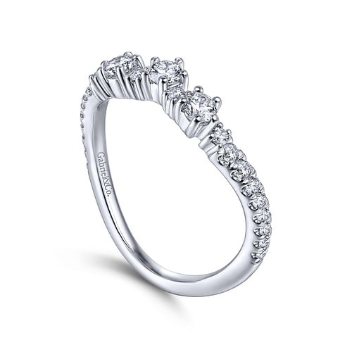 14K White Gold Matching Wedding Band