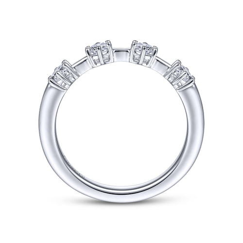 14K White Gold Matching Wedding Band
