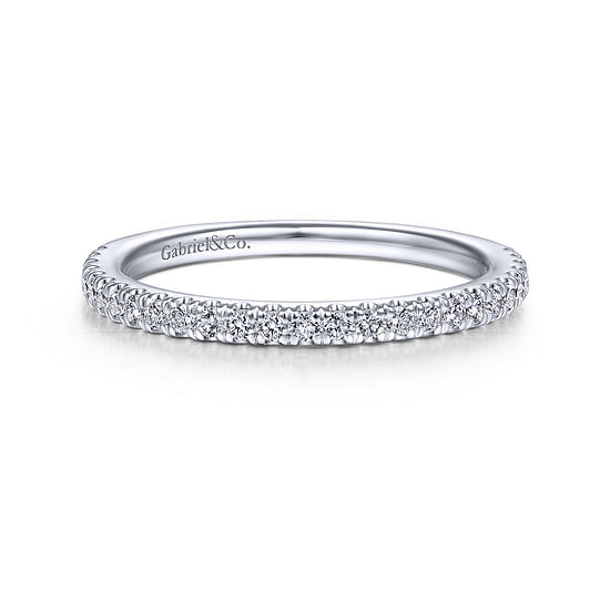 Gabriel - 14K White Gold Matching Wedding Band