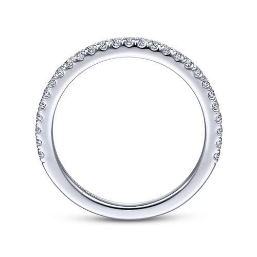 14K White Gold Matching Wedding Band