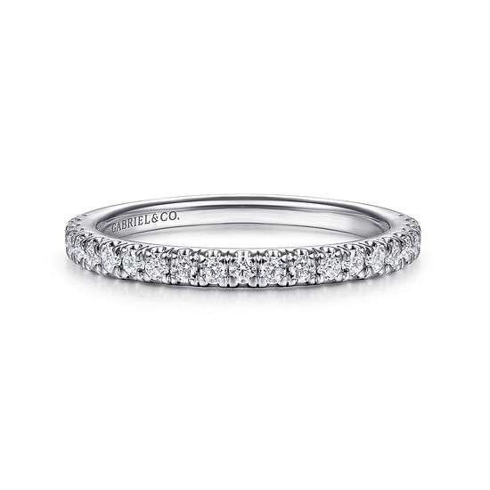 Gabriel - 14K White Gold Matching Wedding Band