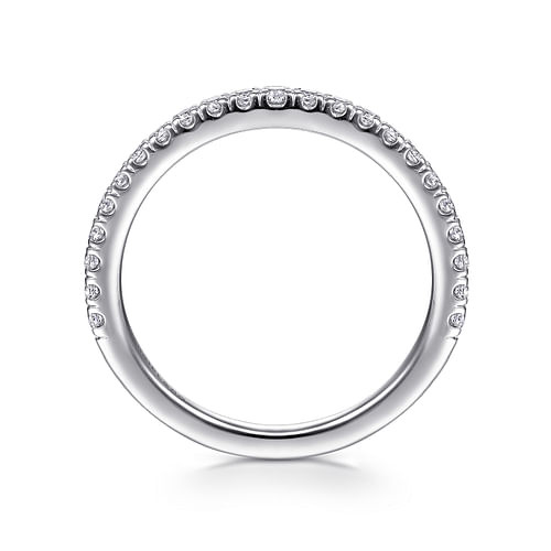 14K White Gold Matching Wedding Band