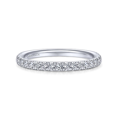 14K White Gold Matching Wedding Band