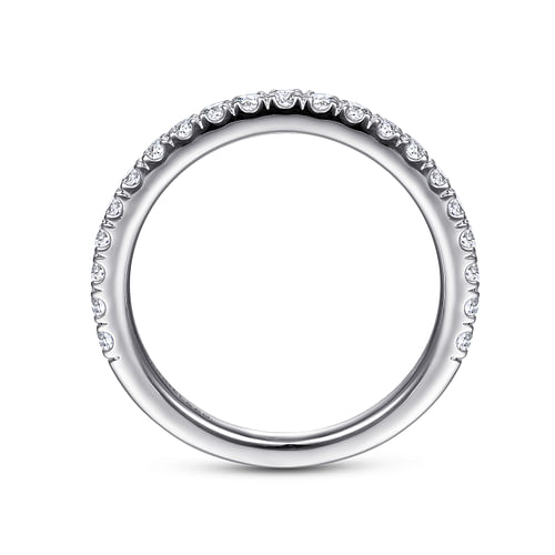 14K White Gold Matching Wedding Band