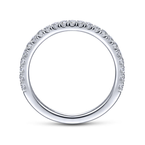 14K White Gold Matching Wedding Band