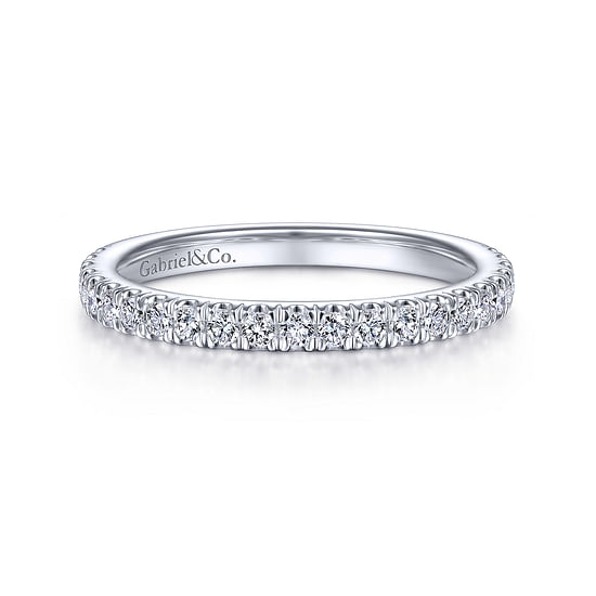 Gabriel - 14K White Gold Matching Wedding Band