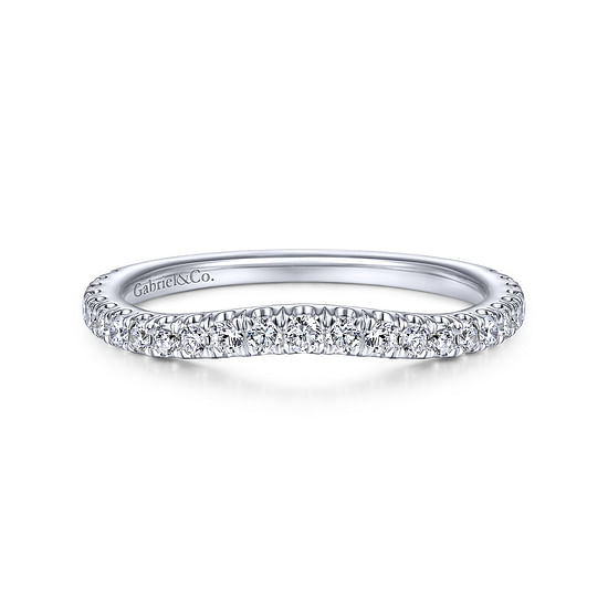 Gabriel - 14K White Gold Matching Wedding Band