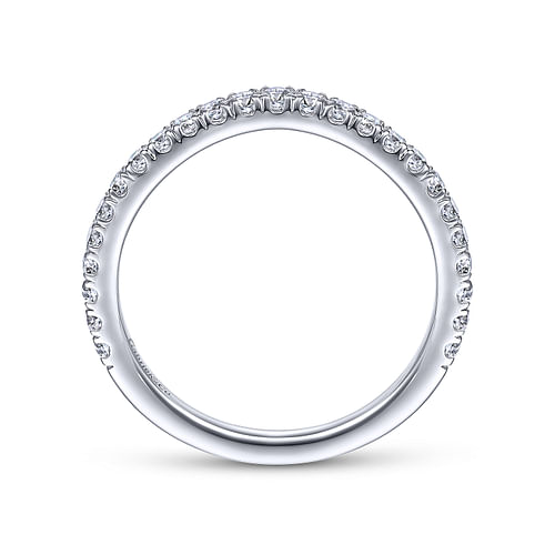 14K White Gold Matching Wedding Band