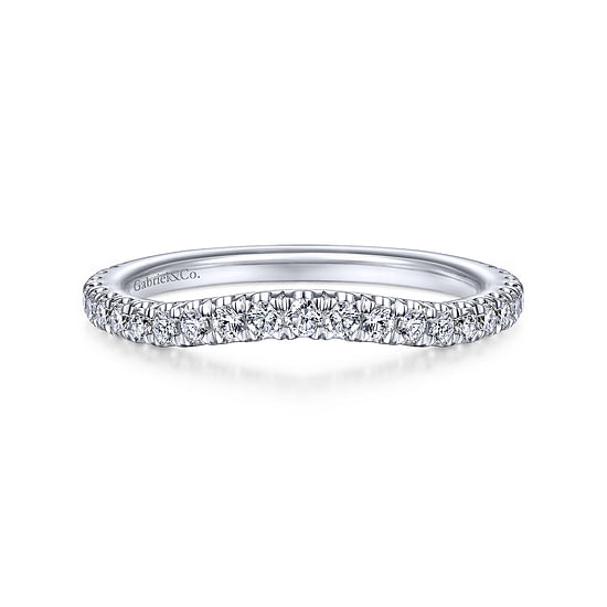 Gabriel - 14K White Gold Matching Wedding Band