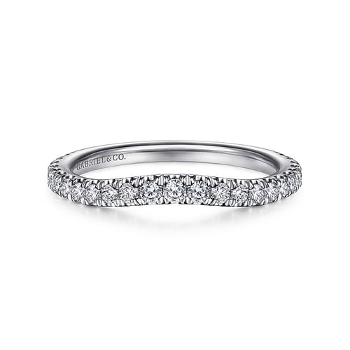 14K White Gold Matching Wedding Band