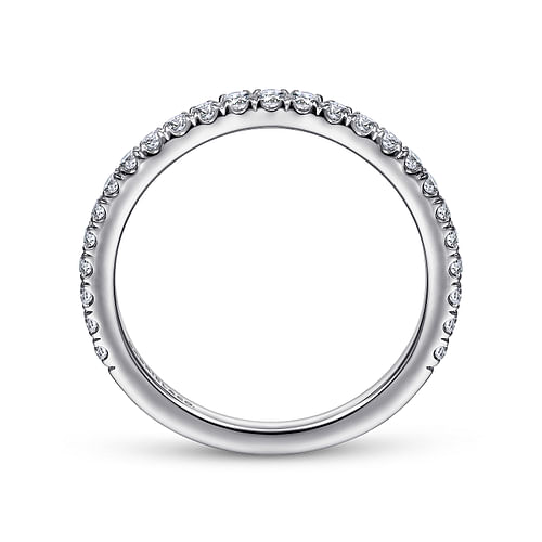 14K White Gold Matching Wedding Band