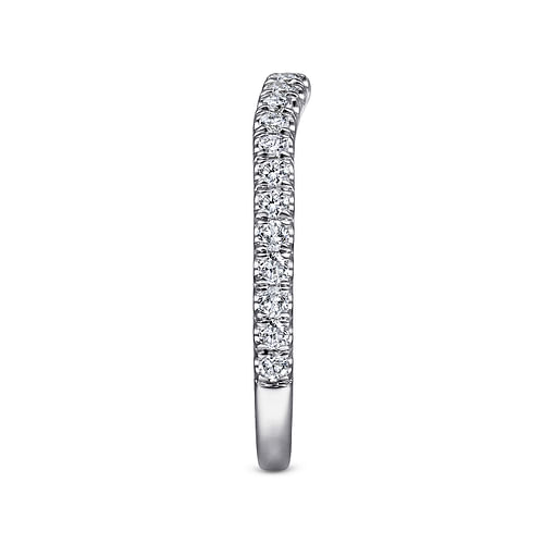 14K White Gold Matching Wedding Band