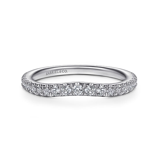 Gabriel - 14K White Gold Matching Wedding Band