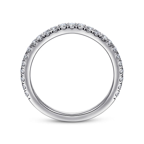 14K White Gold Matching Wedding Band