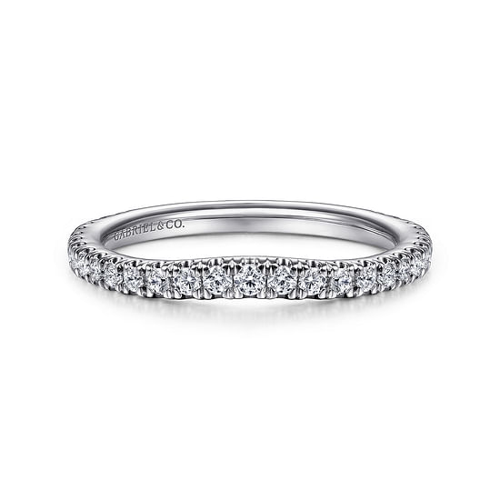 Gabriel - 14K White Gold Matching Wedding Band