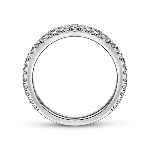 14K White Gold Matching Wedding Band